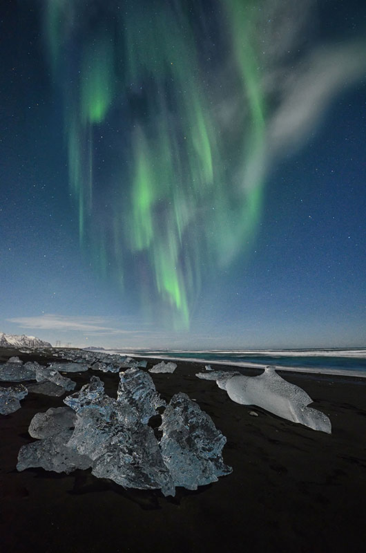 24.800 res ,Aurora ,Jökulsarlon portrait