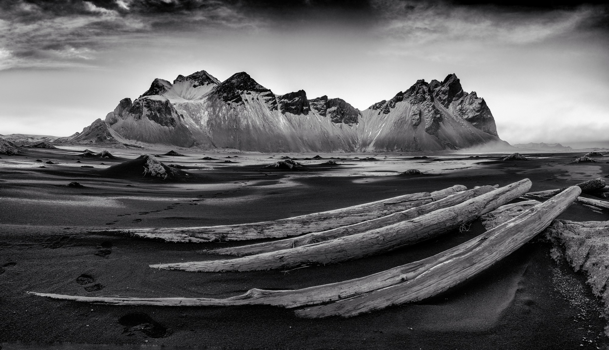 Footsteps at Stokksness,Iceland 